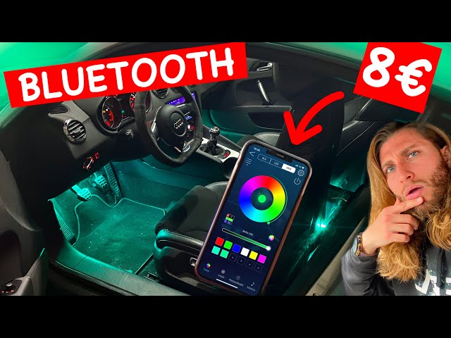 Vídeo relacionado con Luces LED para interior de coche, iluminación ambiental para coche con control de aplicación, luces interiores RGB 6 en 1 para coche, kits de luces de atmósfera para coche con sincronización de música