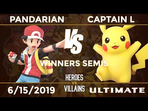 Heroes vs Villains: Winners Semis - Demise|Pandarian (Pokemon Trainer) vs TGS|Captain L (Pikachu)