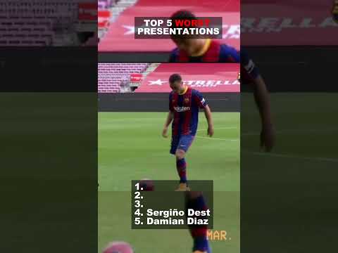 TOP 5 WORST PRESENTATIONS IN FOOTBALL