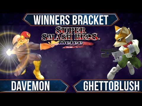 RTS - Davemon (Captain Falcon) vs Ghettoblush (Fox) - Melee Singles