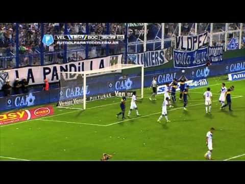Boca empujó con más amor propio que fútbol. Vélez 1 -Boca 0. Final 2014. Fecha 5. Fútbol Para Todos.