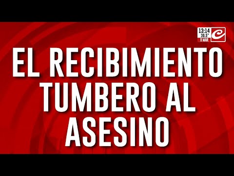 Tremendo recibimiento tumbero al joven que asesinó a su tía jubilada