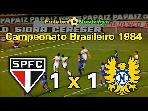 São Paulo 1 x 1 Nacional-AM - 18-02-1984 ( Campeonato Brasileiro )