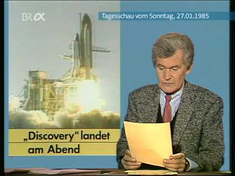 ARD Tagesschau vom 27.01.1985 - Shuttle STS-51C Landung