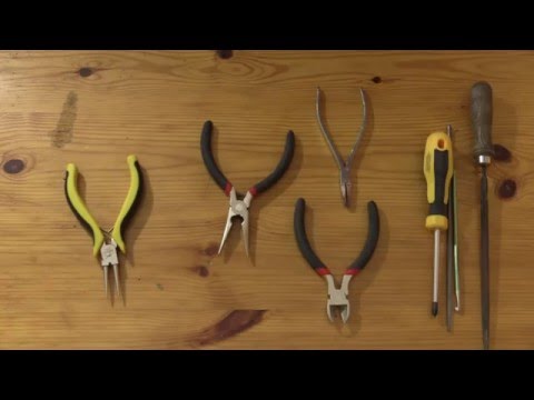 Schmuck aus Elektrokabel auf einfache Weise selbst angefertigt. Teil 1