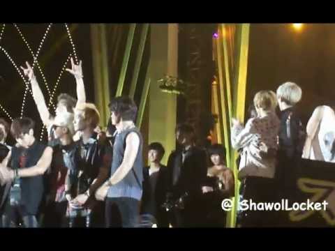 [Fancam] Golden Disk Awards 2013 in KL SHINee (Not Broadcasted Thank you Speech)