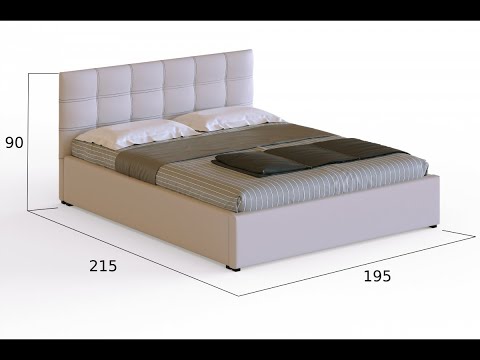 Кровать с матрасом Белая роза с подъемным механизмом