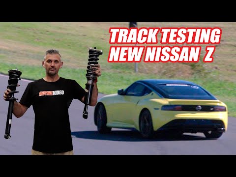 Track Testing Streetable Coilovers for the Nissan Z Proto - Motive Garage