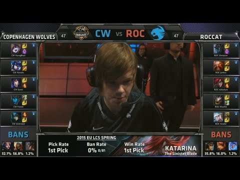 EU LCS CW vs ROC Game 2 Highlights (EU LCS Spring 2015)