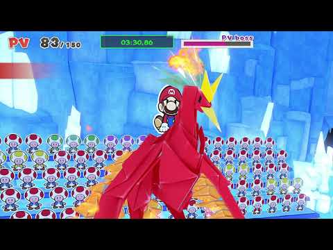 #31 Ice Vellumental Boss Fight - Paper Mario: The Origami King