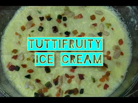 Tuttifruity Icecream/ Vanilla Icecream