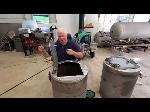 BBQ Smoker Firebox Door Latch Installation