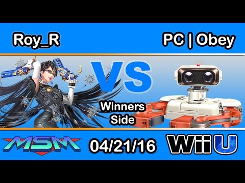 MSM 42: Roy_R (Bayo) Vs. PC | Obey (ROB) Winners Side - Smash Wii U