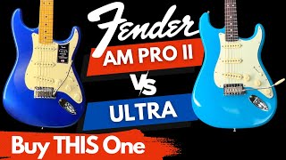 Video thumbnail for Fender American ULTRA vs PROFESSIONAL II by Play and Trade Guitars