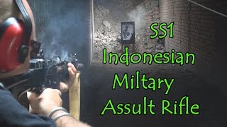 Download lagu SS1 Indonesian Military Assault rifle test fire & review mp3