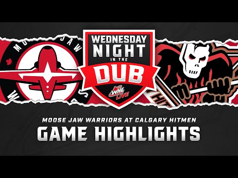 Moose Jaw Warriors at Calgary Hitmen 1/8 | WHL Highlights 2024-25