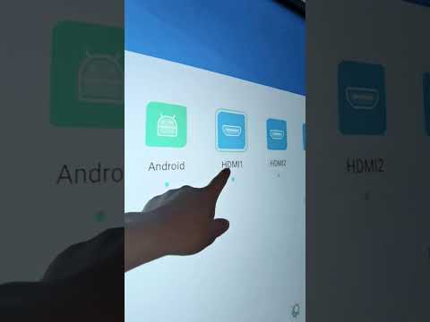 How to connect interactive panel smart whiteboard to the laptop for interaction #tv #tech #education