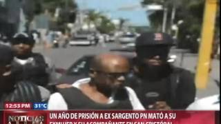 Un año de presión a ex sargento PN mató a su exmujer y su acompañante en San Cristóbal