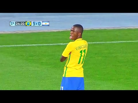 16 year old Vinicius Jr IMPRESSED The World