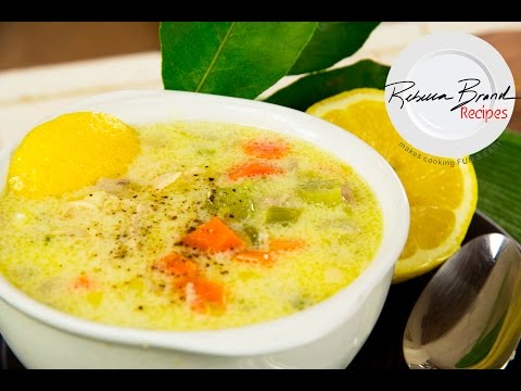 Greek Lemon Chicken Soup Recipe : Avgolemono