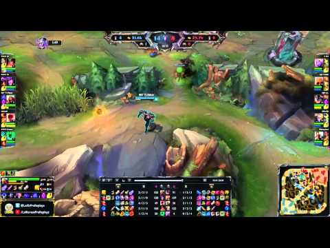 SKT T1 Faker Vladimir vs Maokai, Zed vs Rumble TOP Ranked Challenger Korea 003