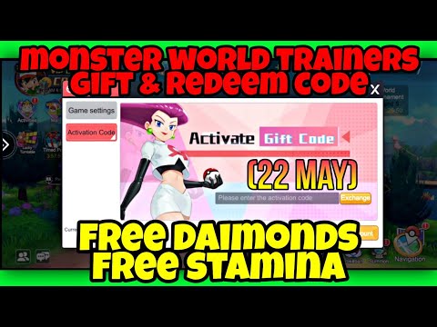 Monster World Trainers GIFT CODE (22 may) Pokeverse World redeem code #pokemon #shorts