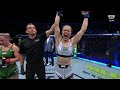 Julija Stoliarenko's reaction to her first-round submission victory over Molly McCann | ESPN MMA