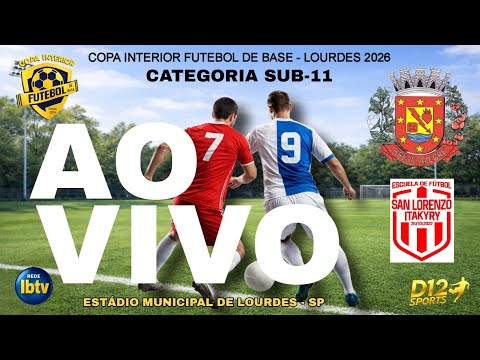 AO VIVO COM IMAGENS - BREJO ALEGRE X ESC. FUT SAN LORENZO  SUB-11 - COPA INTERIOR FUTEBOL DE BASE
