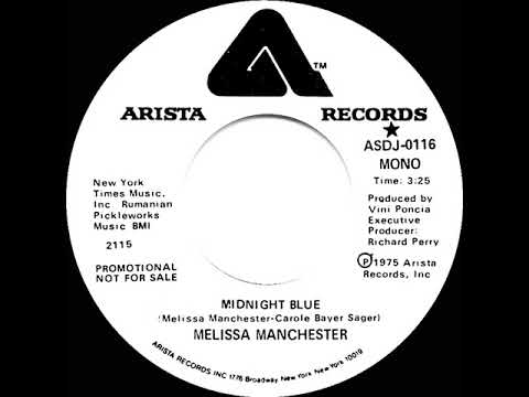 1975 Melissa Manchester - Midnight Blue (mono radio promo 45)
