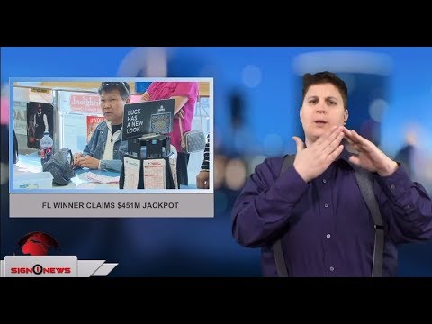 FL winner claims $405M jackpot (ASL - 1.13.18)