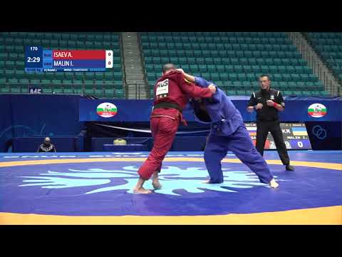 Round 2 Men's GP Gi - 100 kg: A. ISAEV (RUS) v. I. MALIN (UKR)