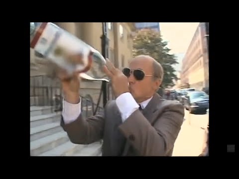 Lahey drinks the biggest bottle of liquor ever!