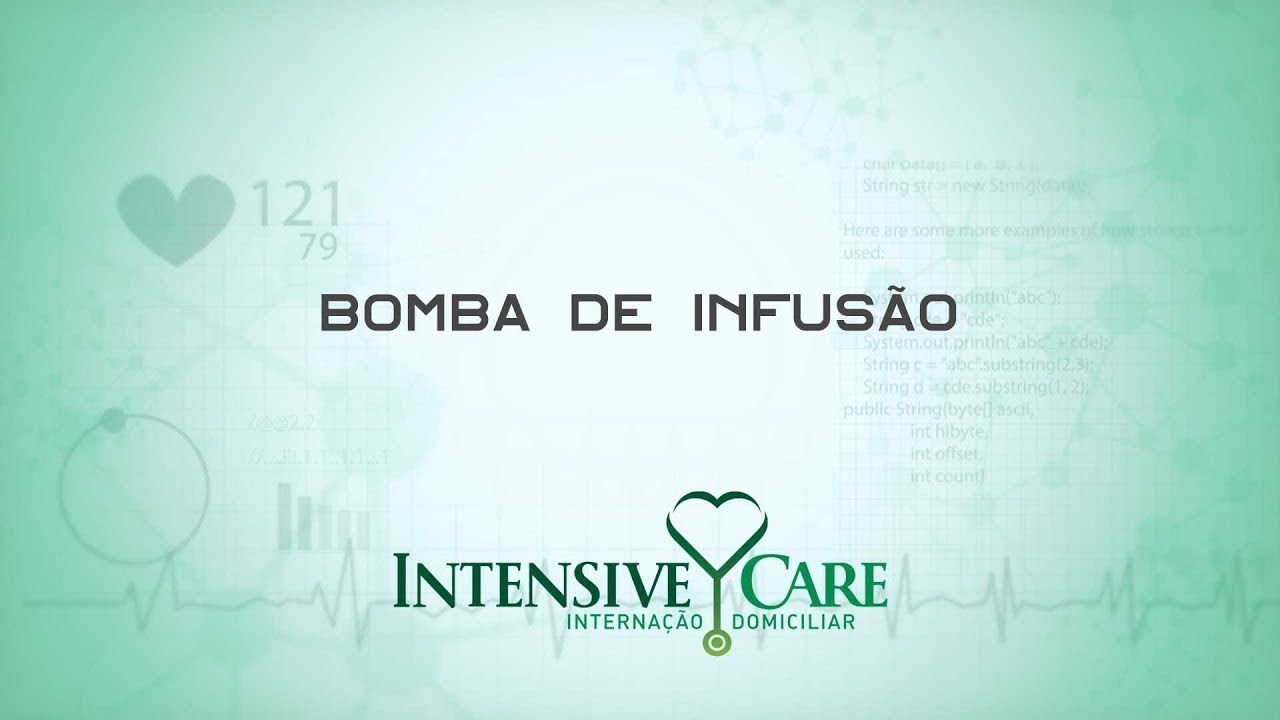 Como utilizar a bomba de infusão | Intensive Care