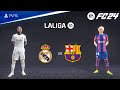FC 24 - Real Madrid vs Barcelona | La liga 23/24 Full Match El Clasico | PS5™ [4K60]