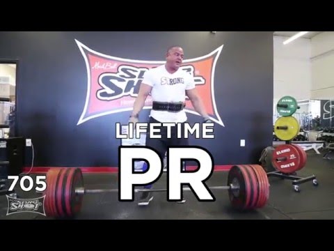 Mark Bell Smashes a 705 lb PR Deadlift