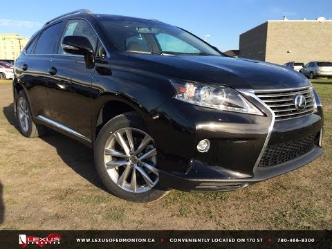 New Black 2015 Lexus RX 350 AWD - Technology Package Review East Edmonton