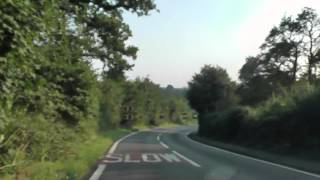 preview picture of video 'Driving On The B4190 From Kidderminster To Bewdley, Worcestershire, England 26th August 2013'