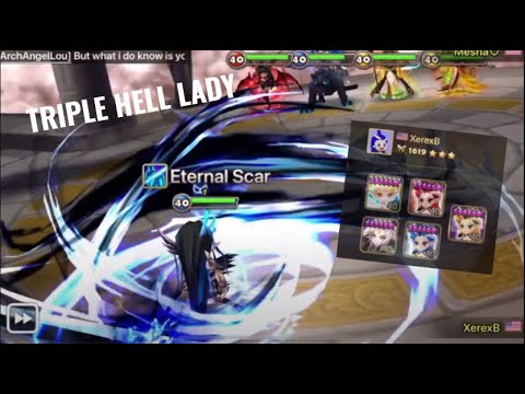 SPAMMING Triple Hell Ladies In C3 RTA - Summoners War