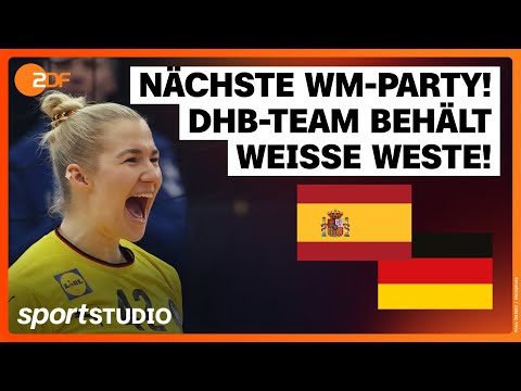 Spanien – Deutschland Highlights | Handball-WM der Frauen 2025 | sportstudio