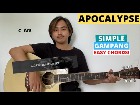 CHORD SIMPLE GAMPANG (Apocalypse - Cigarettes After Sex) (Tutorial Gitar) Easy Guitar Chords!