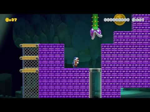 Purple Pothole Panic (Super Mario Maker 2)