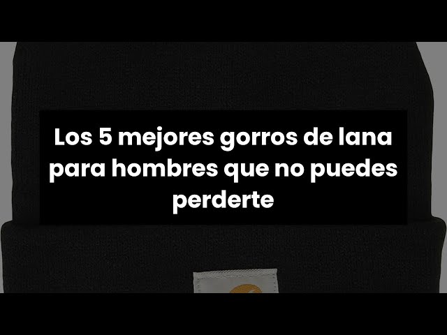 Vídeo relacionado con JACK & JONES Gorro de Lana Jacprem Noos para Hombre, Blanco Envejecido., Talla única