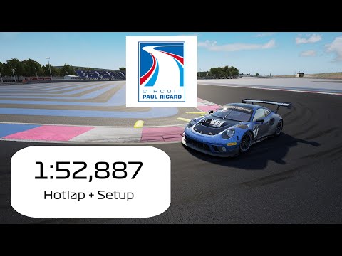 ACC Hotlap - Circuit Paul Richard Porsche 991.2 GT3 R 1:52,8 + Setup
