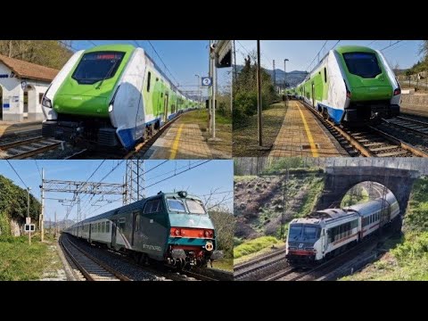 COMPILATION DI TRENI A PASQUETTA A RIGOROSO DI ARQUATA CON I TRENI DEL MARE DI TRENORD