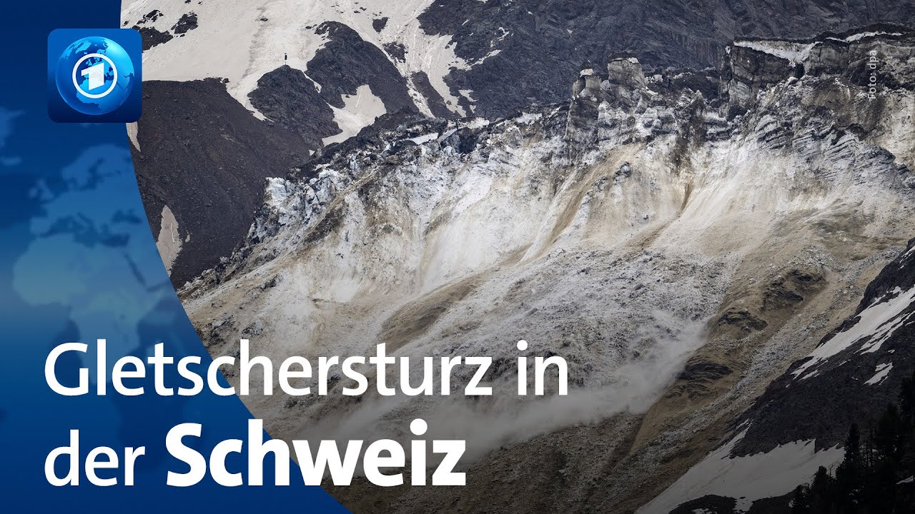 Großteil des Birch-Gletschers in der Schweiz abgebrochen