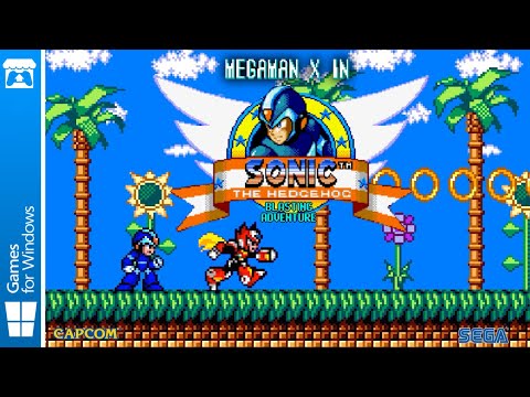 Megaman X in Sonic the Hedgehog - Blasting Adventure [PC]