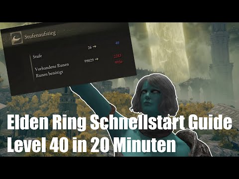 Elden Ring Schnellstart Guide - Level 40 in 20 Minuten! Dunkelkavallerist und Greyoll Cheese
