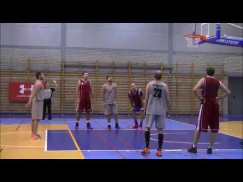 Angry Balls vs Basket Kłaj - KNBA I kolejka zima 2016