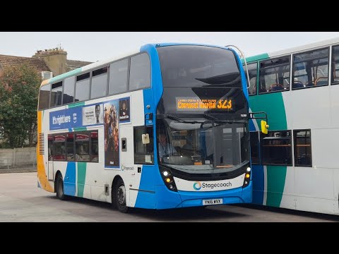Onboard Stagecoach Bus 15281 (YN16 WVX) | Scania N250UD ADL Enviro400MMC | Route 323