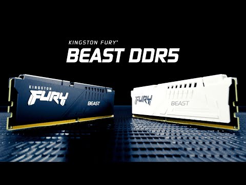 Mémoire DDR5 avec des vitesses atteignant à 6 800 MHz – Kingston FURY Beast DDR5